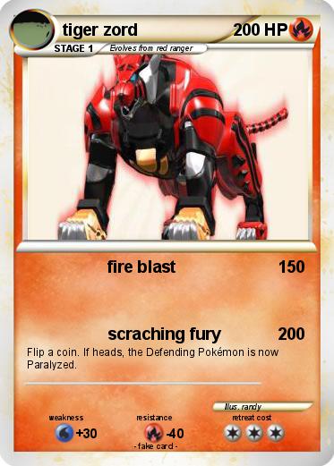 Pokemon tiger zord