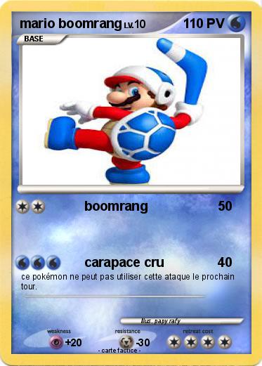 Pokemon mario boomrang