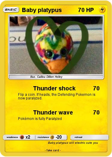 Pokemon Baby platypus