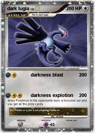 Pokemon dark lugia