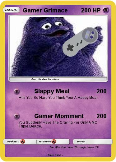 Pokemon Gamer Grimace