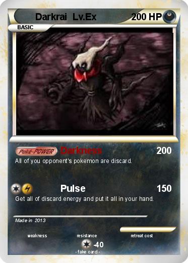 Pokemon Darkrai  Lv.Ex
