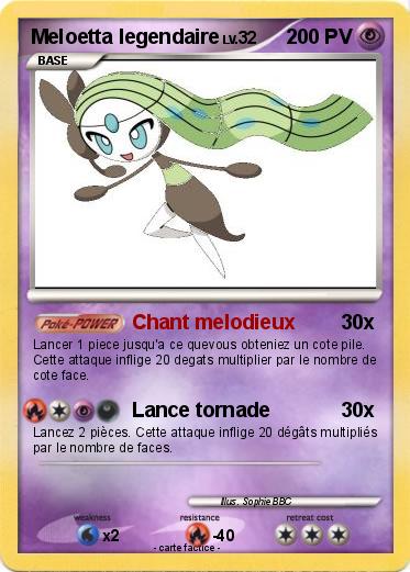 Pokemon Meloetta legendaire