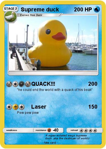 Pokemon Supreme duck