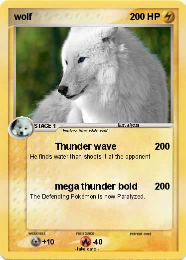 Pokemon wolf