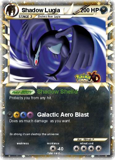 Pokemon Shadow Lugia