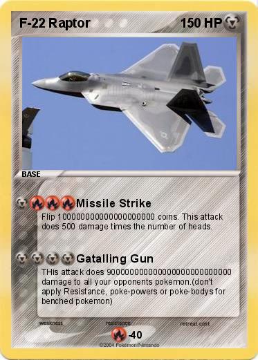 Pokemon F-22 Raptor