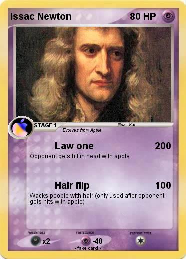 Pokemon Issac Newton