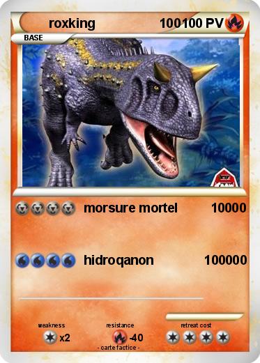 Pokemon roxking                  100