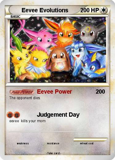 Pokemon Eevee Evolutions