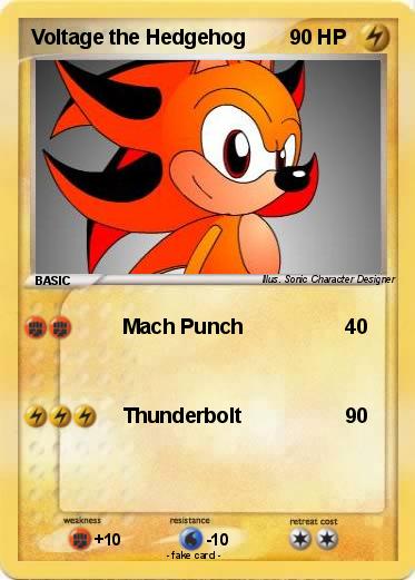 Pokemon Voltage the Hedgehog