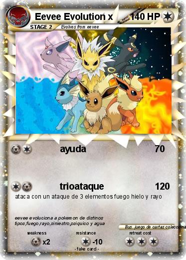 Pokemon Eevee Evolution x