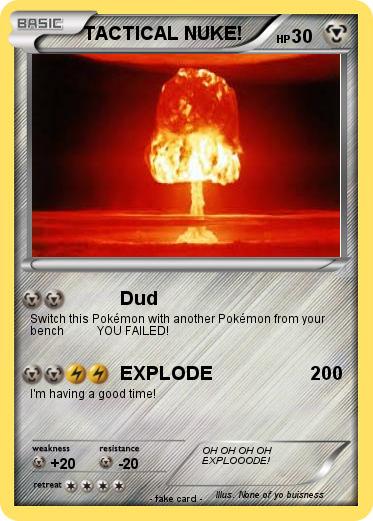 Pokemon TACTICAL NUKE!