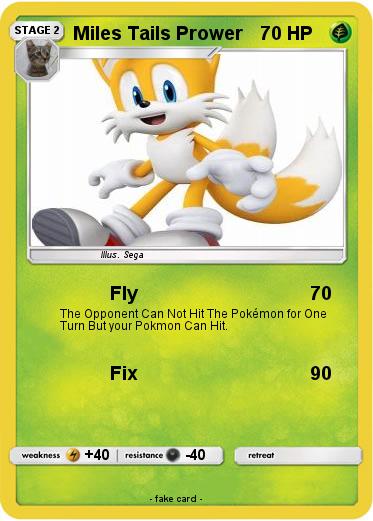Pokemon Miles Tails Prower