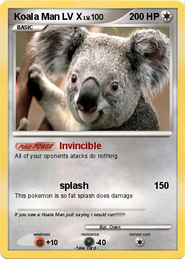 Pokemon Koala Man LV X