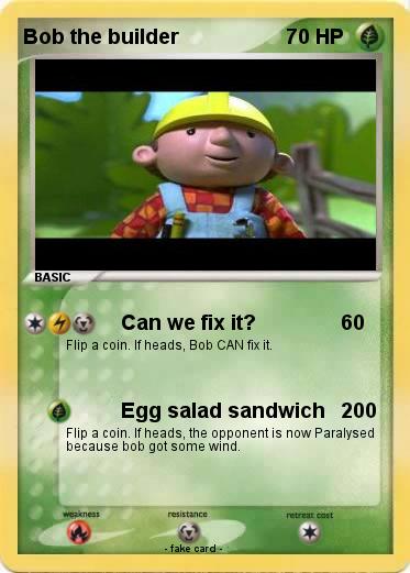 Pokemon Bob the builder