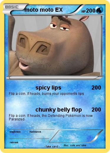 Pokemon moto moto EX