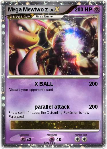 Pokemon Mega Mewtwo z