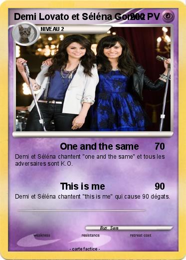 Pokemon Demi Lovato et Séléna Gomez