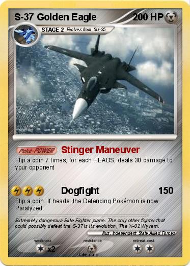 Pokemon S-37 Golden Eagle