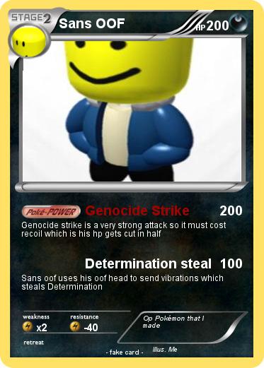 Pokemon Sans OOF