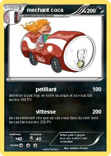 Pokemon mechant coca