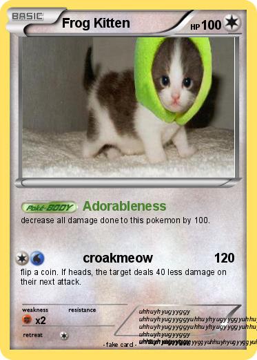 Pokemon Frog Kitten