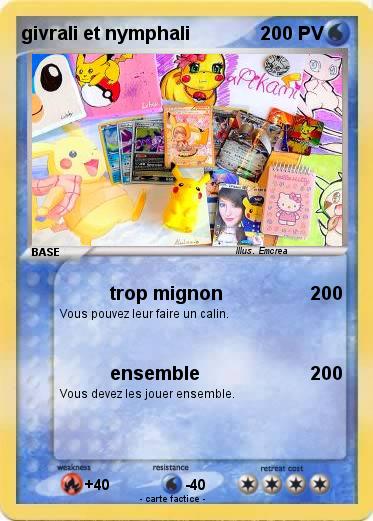 Pokemon givrali et nymphali