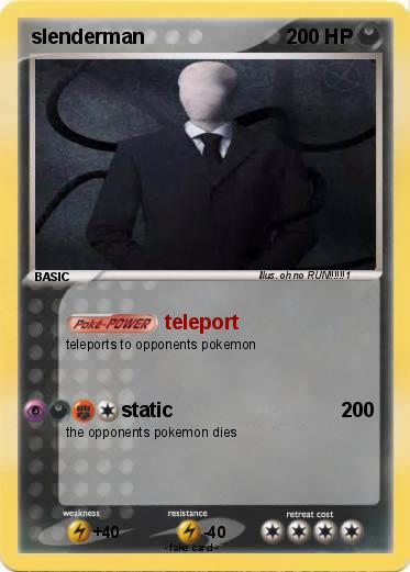 Pokemon slenderman