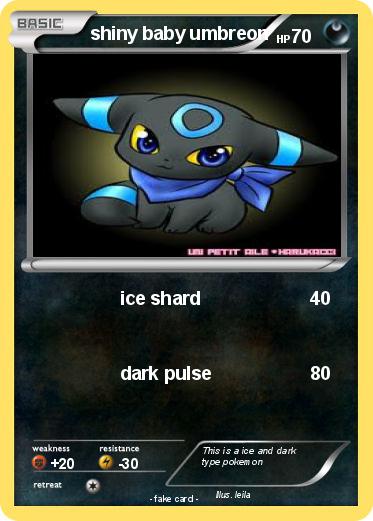 Pokemon shiny baby umbreon