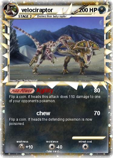 Pokemon velociraptor