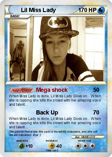 Pokemon Lil Miss Lady