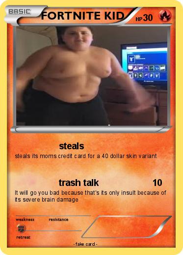 Pokemon FORTNITE KID