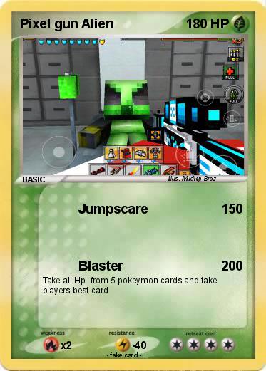 Pokemon Pixel gun Alien