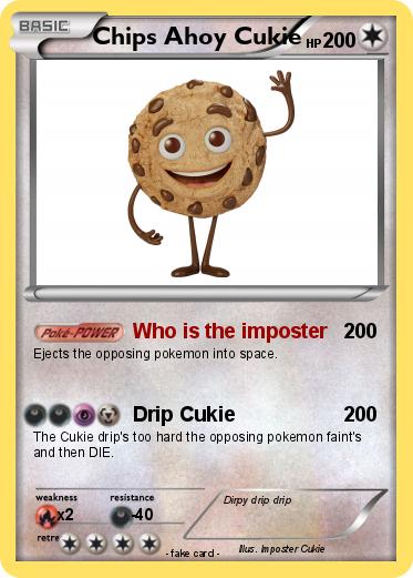 Pokemon Chips Ahoy Cukie