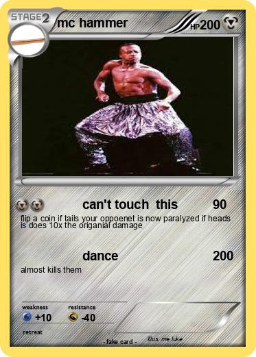 Pokemon mc hammer