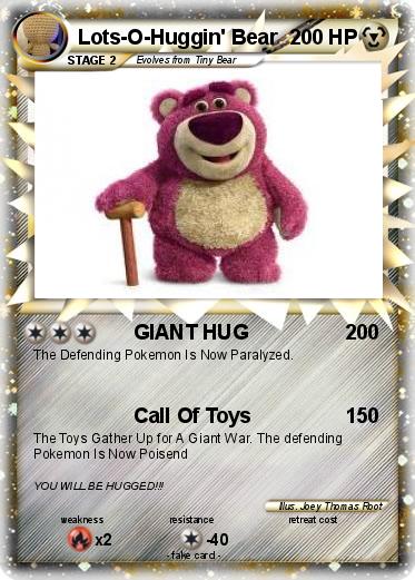 Pokemon Lots-O-Huggin' Bear
