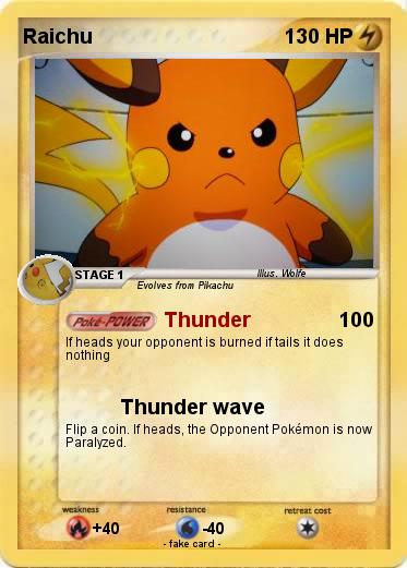 Pokemon Raichu