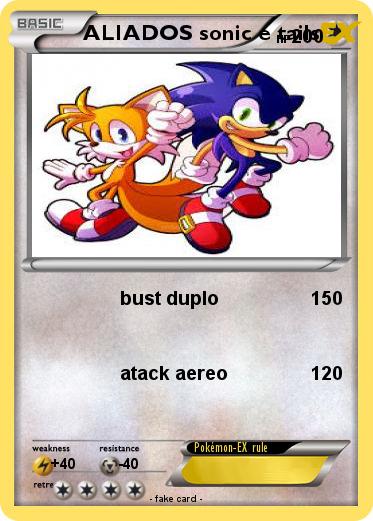 Pokemon ALIADOS sonic e tails