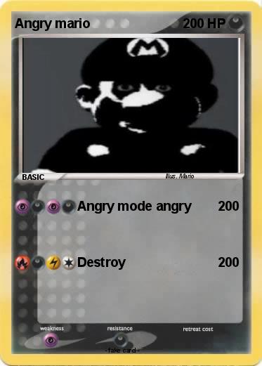 Pokemon Angry mario