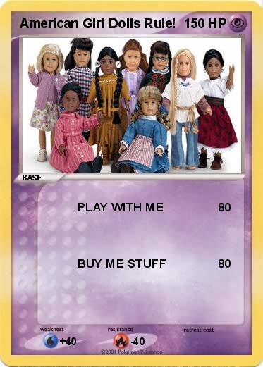 Pokemon American Girl Dolls Rule!