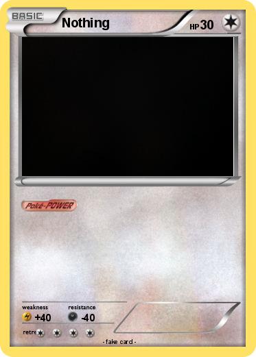 Pokemon Nothing