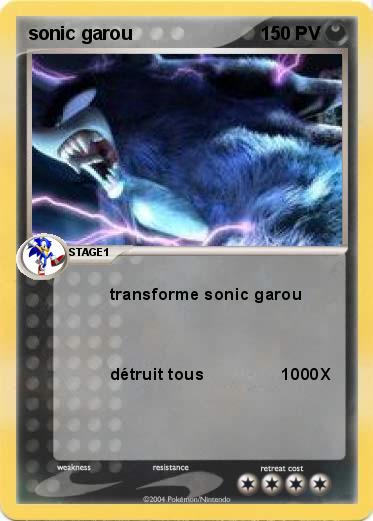 Pokemon sonic garou