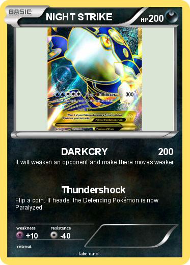 Pokemon NIGHT STRIKE