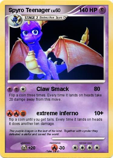 Pokemon Spyro Teenager