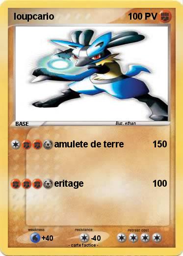 Pokemon loupcario