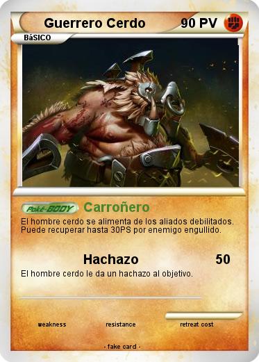 Pokemon Guerrero Cerdo