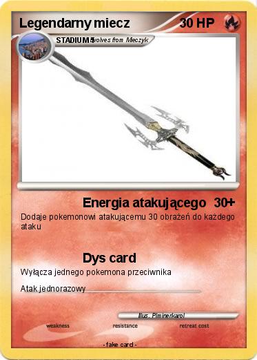 Pokemon Legendarny miecz