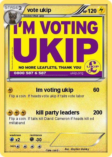 Pokemon vote ukip