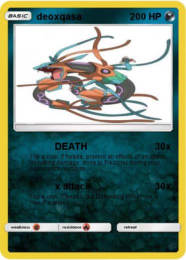 Pokemon deoxqasa